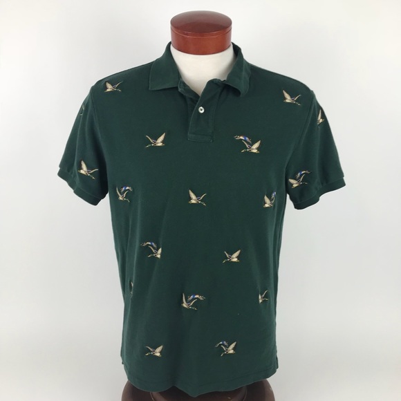 hunter green ralph lauren polo shirt